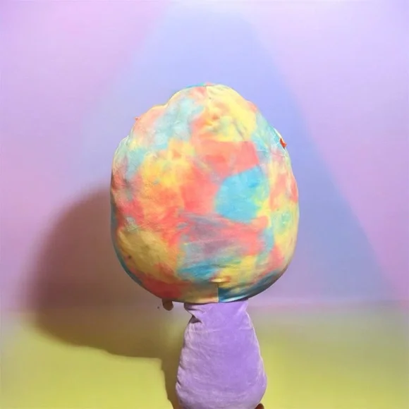Squishmallows 16” Tie Dye Rainbow Plush Large Soft Stuffed Animal Pillow - Picture 2 of 7